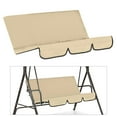 thumbnail image 3 of Xingzhi Garden Swing Seat Cover Patio Cushion Protection Bench Covers Beige, 3 of 9