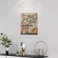 thumbnail image 2 of Kitchen Wall art Farmhouse Kitchen Wall Decor Rustic Kitchen Sunflower Pictures Canvas Prints Kitchen Bless Quotes Painting Modern Artwork Home Decoration for Dining Room Living Room 12"x16", 2 of 6
