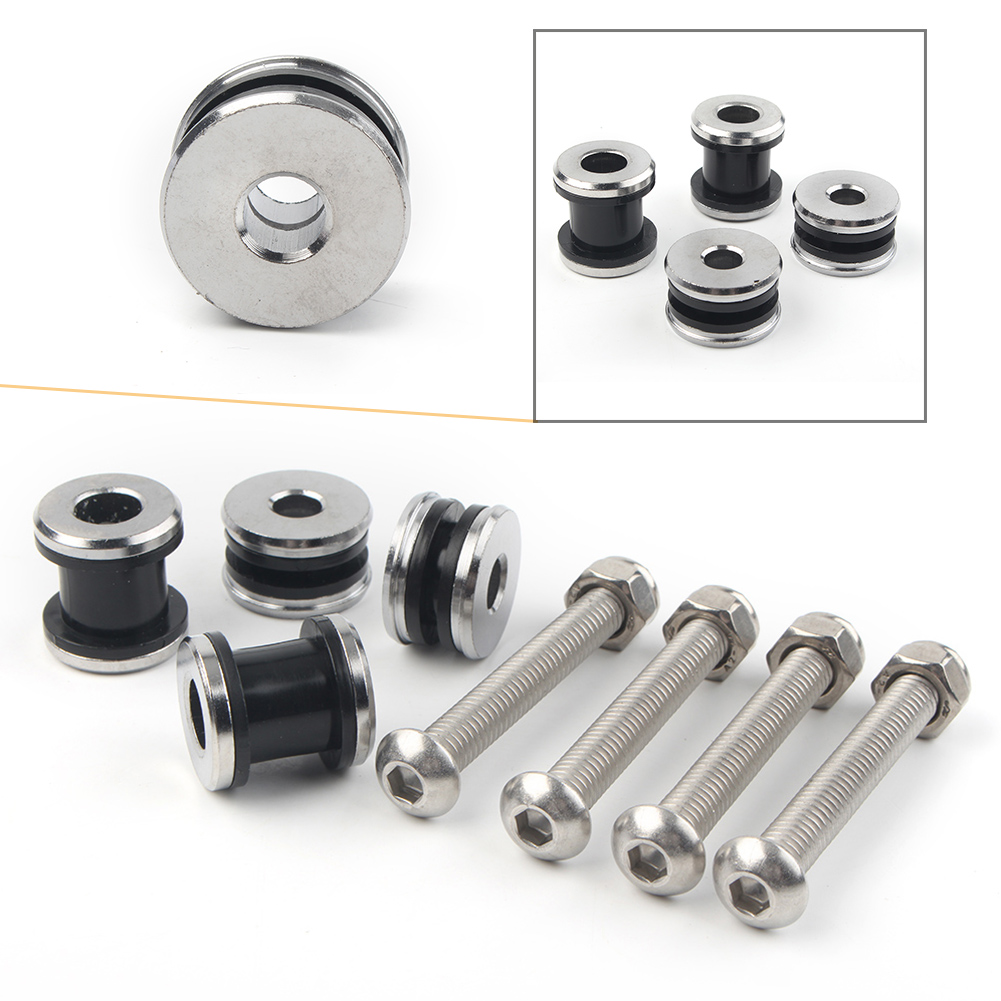 Detachable Sissy Bar Rack Backrest Docking Hardware Kit For Harley