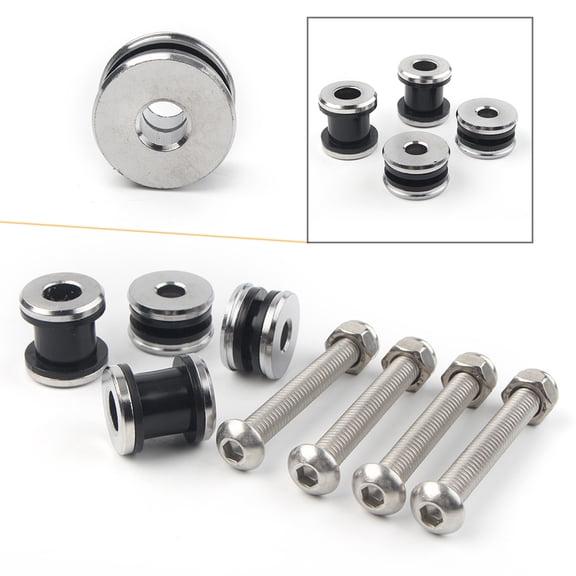 NS Steel Detachable Backrest Sissy Bar Docking Hardware Kit for Harley Sportster XL883 XL1200 2004-2017