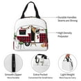 thumbnail image 2 of Kdxio Vintage Buffalo Plaid Christmas Camper Print Insulated Lunch Bag,Reusable Tote Lunch Box for Women Men,Leakproof Cooler Lunch Bags for Work Office Travel Picnic, 2 of 6