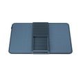 thumbnail image 4 of Umbra Udry Dish Drying Rack And Microfiber Dish Drying Mat - Space-Saving Lightweight Design Folds Up For Easy Storage, 24 X 18 Inches, 4 of 11