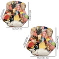 thumbnail image 3 of Lttoisl AGIUFGS PVC Stuffed Animal Storage Chair, Large Plush Toy Organizer Bean Bag, Festive Holiday Designs for Kids Playroom, Durable & Easy Clean Home Use, 3 of 8