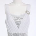 thumbnail image 2 of IBTOM CASTLE Women Sleeveless Sequin Elegant Lyrical Dance Long Dress Ballet Flowy Chiffon Mesh Tulle Skirt Dance Wear XS White, 2 of 8