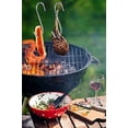 thumbnail image 5 of Ganchos para carne de 3,9 pulgadas, 10 ganchos de carnicero de acero inoxidable, para ahumar, cazar pollos, costillas, pescado, carne de res, aves de corral, colgar y secar., 5 of 5