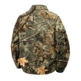 thumbnail image 6 of Havenx Camo Corduroy Jacket for Men Long Sleeve Button Down Shirt Jacket with Pockets Lapel Collar Camouflage Print Shacket Jacket Work Fall Winter Vintage Casual Loose Fit Clothing,Yellow S, 6 of 6