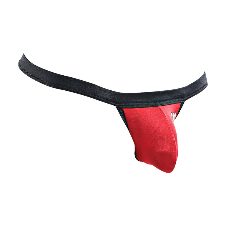 Sexy Mens Micro Thong Underpants V-Shaped Soft Pouch Enhancing