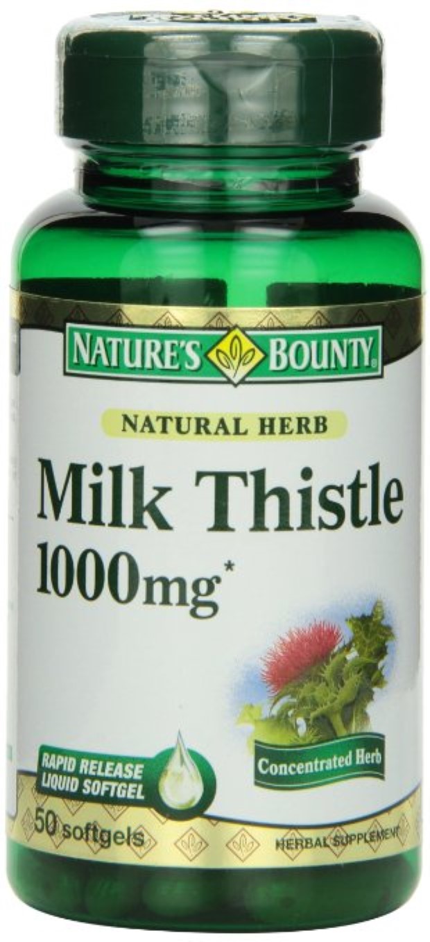 Nature&amp;#39;s Bounty Milk Thistle 1000mg Softgels 50 ea - Walmart.com ...