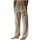 thumbnail image 2 of Pantalones largos para hombre, moda, estampados, casuales, cintura elástica con bolsillo, pantalones deportivos, pantalones de poliéster para hombre., 2 of 4