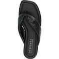 thumbnail image 3 of Journee Collection Womens Kyleen Faux Leather Square Toe Thong Sandals, 3 of 3
