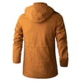 thumbnail image 5 of Men's Winter Workwear Jacket Medium Long Casual Textured Warm Thickened Outdoor Coat, 5 of 5