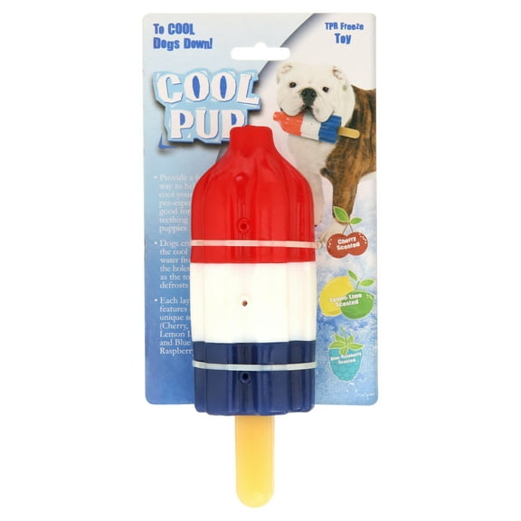 Cool Pup Rocket Pop Cooling & Hydrating Dog Chew Toy, Scented, Large