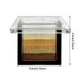 thumbnail image 3 of Makeup Cute Small Square Single Pressed Eye Shadow Sombras Multi Chromes Creamy Pearl Eyeshadow Individual, Makeup Eye Shadow, 3 of 9