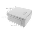 thumbnail image 3 of Caja de distribución eléctrica para exteriores: Caja de distribución para equipos eléctricos de pared, impermeable y resistente a la intemperie, con cerradura y llaves, 40 x 30 x 20 cm., 3 of 8