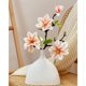 thumbnail image 4 of Ramo de flores falsas Magnolia, arreglo floral de simulación for sala de estar, centro de mesa de comedor, flores artificiales de alta calidad, 4 of 5