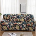 thumbnail image 3 of 1 funda de sofá con estampado floral, elástica, de licra, para dormitorio, oficina, sala de estar, protector de muebles, decoración del hogar, 3 of 5