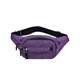 thumbnail image 2 of Teissuly Clearance Sports Pack , Outdoor Waist Pack Bag With 3 Zipper Pockets, Super Capacity Bag With Adjustables Belt For Traveling Hiking Cycling Workout Casual(Purple, 28x14x10cm /11.02x5.51x3.94in) Teissuly WER2023081406142, 2 of 8