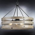 thumbnail image 3 of Urban Ambiance Luxury Farmhouse Pendant, Size: 22-3/4"H x 27-3/4"W, with Urban Industrial Style Elements, Charcoal Finish, UHP2478, 3 of 7