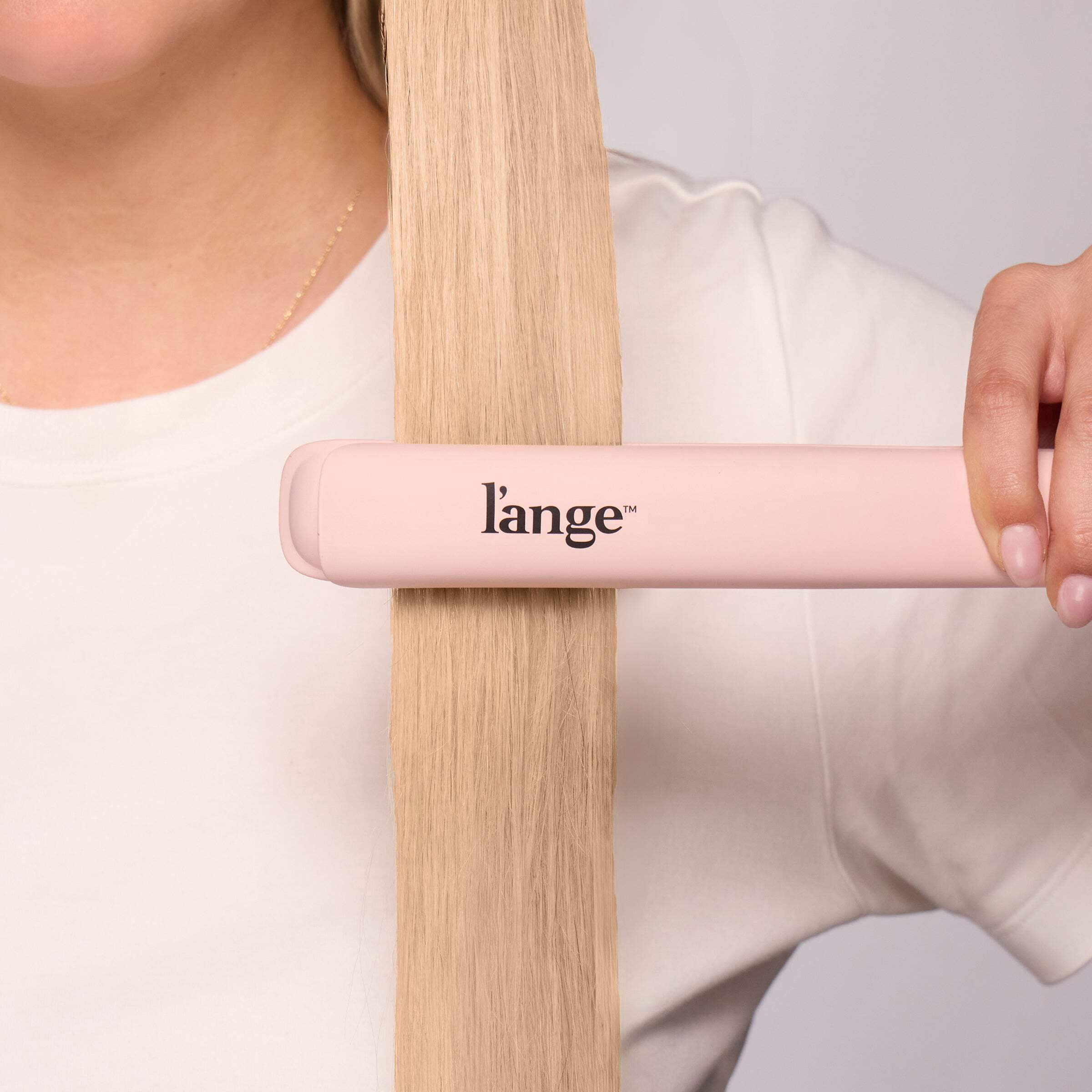 L'ange Hair Le Ceramique 1-Pass Flat Iron Hair Straightener | Fast Heating Ceramic Flat Iron