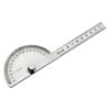 Stainless Steel DIY Clear Scale Adjustable Protractor 180 Degree Angle Ruler
