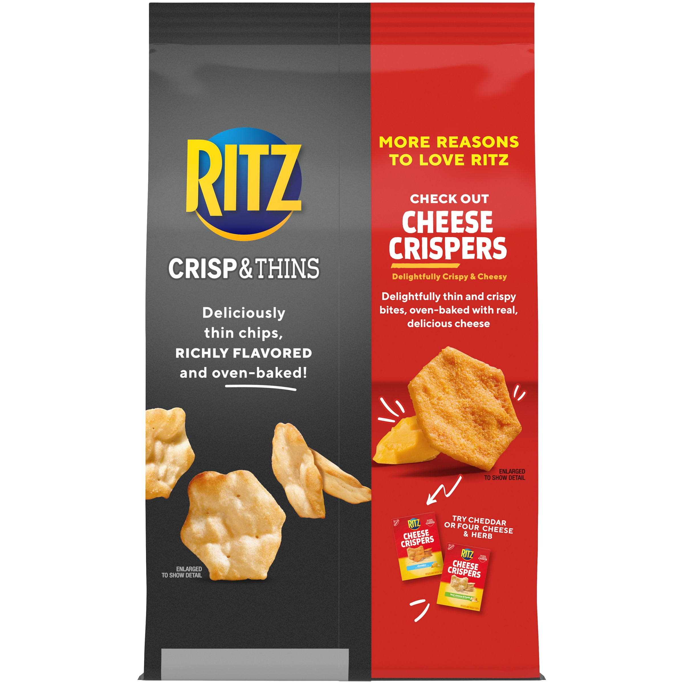 ritz crisp and thins cheddar