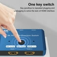 thumbnail image 5 of 8K 2x1 Switch HDMI 2.1 Two-way Bi-direction Switch HDR10 4K@120Hz HDMI Switcher 2x1 1x2 Splitter for PS5 PS4 PS3 For Xbox PC To TV, 5 of 6