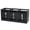 A001- Black, variant on Wooden Cutlery Organizer - Black Utensil Holder with Compartments for Forks Knives Spoons, Compact Design for Kitchen Countertops Dining Tables, Easy-to-Carry with Handles for Home Restaurant Use
