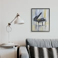 thumbnail image 2 of Stupell Industries Distressed Grand Piano Instrument Blue Gold Abstract Painting Black Framed Art Print Wall Art, 24 x 30, 2 of 7