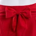 thumbnail image 2 of Seyurigaoka Women High Waist Pure Skirt Fashion Bow Flared Pleated Long Skirt, 2 of 6