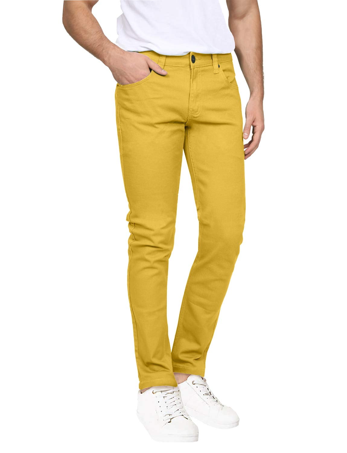 yellow jeans men