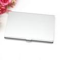 thumbnail image 3 of Portable Aluminum Alloy Business Card Case Metal Small Holder, 3 of 5