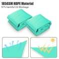 thumbnail image 3 of Yescom 2 Pack 23x22FT Rectangle Sun Shade Sail UV Block Commercial Carpark Pool Camping Beach Outdoor Pearl Aqua, 3 of 10