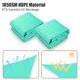 thumbnail image 3 of Yescom 2Pack 23x22FT Rectangle Sun Shade Sail UV Block Commercial Carpark Pool Camping Beach Outdoor Coffee+White, 3 of 11