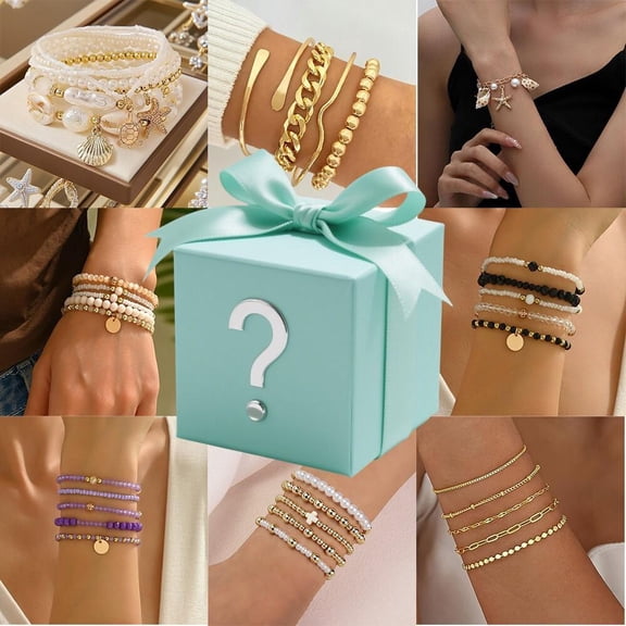 Women's Stackable Layered Bracelet Set for Daily Fashion and Gifting