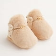 thumbnail image 5 of Baby Shoes Drill Bit Soft And Warm Non-slips Brown Pink White Khaki Cartoon Plush Cotton 1 Pair, 5 of 17