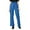 Blue, variant on Womans Pants Wide Leg Straight Baggy Khaki Pants Casual Outfits Comfortable Work Pants Slacks for Women