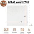 thumbnail image 3 of 100PCS Deli Paper Sheets 12×12", Unbleached White Wax Paper Sheets for Food Basket Liners, Precut Parchment Paper Baking Sheets for Cookies, Grease Resistant Sandwich Wrappering Paper by, 3 of 4