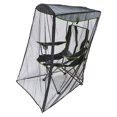 thumbnail image 2 of Red de patio para acampar, silla versátil, refugio solar plegable, carpa de malla negra, exterior para parque, jardín, playa, viajes, picnic, 2 of 10