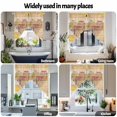 thumbnail image 6 of Swag Curtain Valances Love Text Swag Valances for Kitchen Windows Warm Embraces Positive Energy Short Topper Curtains Valance Tier Pair for Kitchen Bedroom Living Room Bathroom 28"x36", 6 of 8