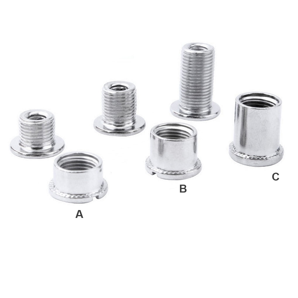 5 Pcs Bike Stem Bolts Professional Multicolor Mountain Bike Wear resistant Bolt and Nuts Kit Chainring Crankset Sports Gear for Mountain Bikes