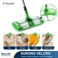 thumbnail image 7 of Yocada Microfiber Replacement Mop Pad - Washable & Reusable, Clip-On Universal Fit for Sweeper Mops, Deep Cleaning Power ,1 Count, 7 of 7