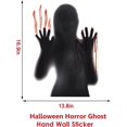 thumbnail image 4 of Decoraciones de Halloween, pegatinas de pared espeluznantes, silueta de fantasma aterrador para mujeres, calcomanías sangrientas, arte para decoración de fiesta de Halloween en casa, 4 of 5