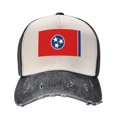 thumbnail image 2 of Men Women Tennessee Flag Baseball Cap Golf Dad Hat Adjustable Low Profile Cotton Hat, 2 of 7