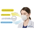 thumbnail image 2 of Champak Flat Fold PC520L Adjustable N95 Masks M - Pack of 15, 2 of 8