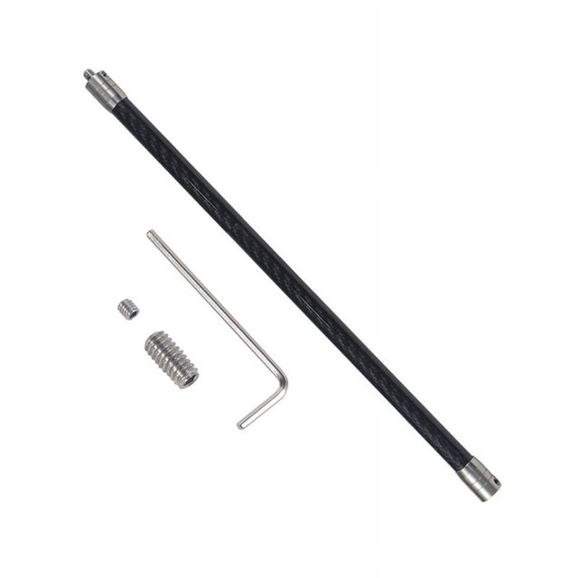 Poste de Extensión de Cámara de Fibra de Carbono de 1/4 Pulgadas Soporte de Montaje de Cámara para Cámara de Acción para para para de 321 mm