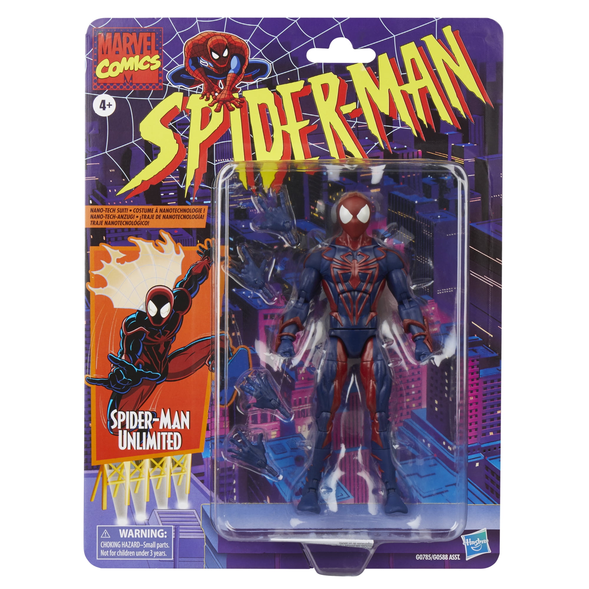 Marvel Legends Series Spider-Man Unlimited, Retro Comics Action Figure