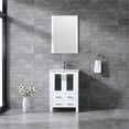 thumbnail image 2 of Lexora Home Volez 24" Single Vanity in White, 2 of 8