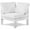 White, variant on Meridian Furniture Nizuc White Outdoor Patio Corner Chair