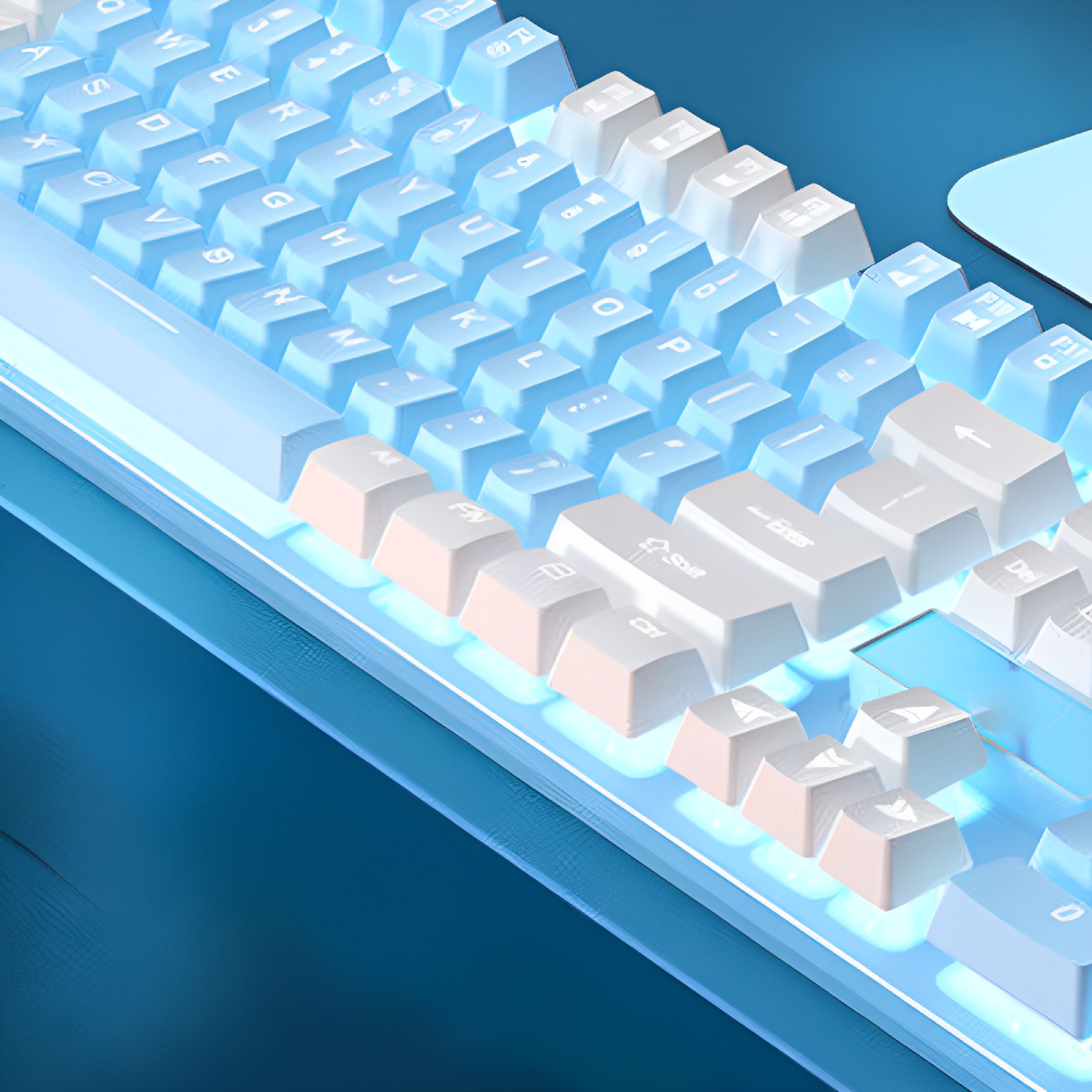 GJX 2026 New Wired Floating Gaming Keyboard Light Up Usb Mechanical Keyboard Hand Feeling Rgb Backlit Keyboard Gaming Accessories Portable Computer Keyboards
