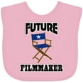 thumbnail image 3 of Inktastic Future Filmmaker Director Chair Boys or Girls Baby Bib, 3 of 4